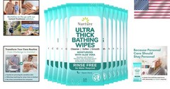 Waterless Shower Wipes for Adults | 120 ct