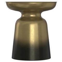 Simplihome Toby – 17 Wide X 18 High Solid Iron Drum Accent In Gold And