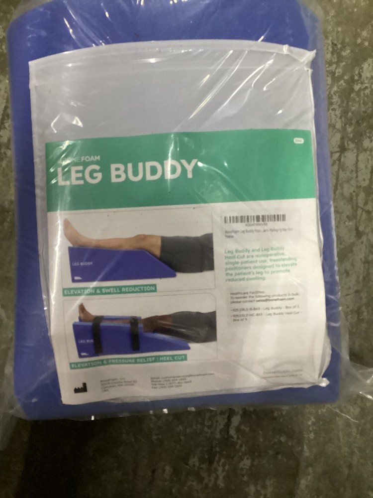 Bone Foam Leg Buddy Elevation & Swell Reduction Support Leg Rest 31” L X 11” H