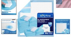 Ultra-Absorbent 30″x36″ Pads with Hypoallergenic Material – 25 Disposable Packs