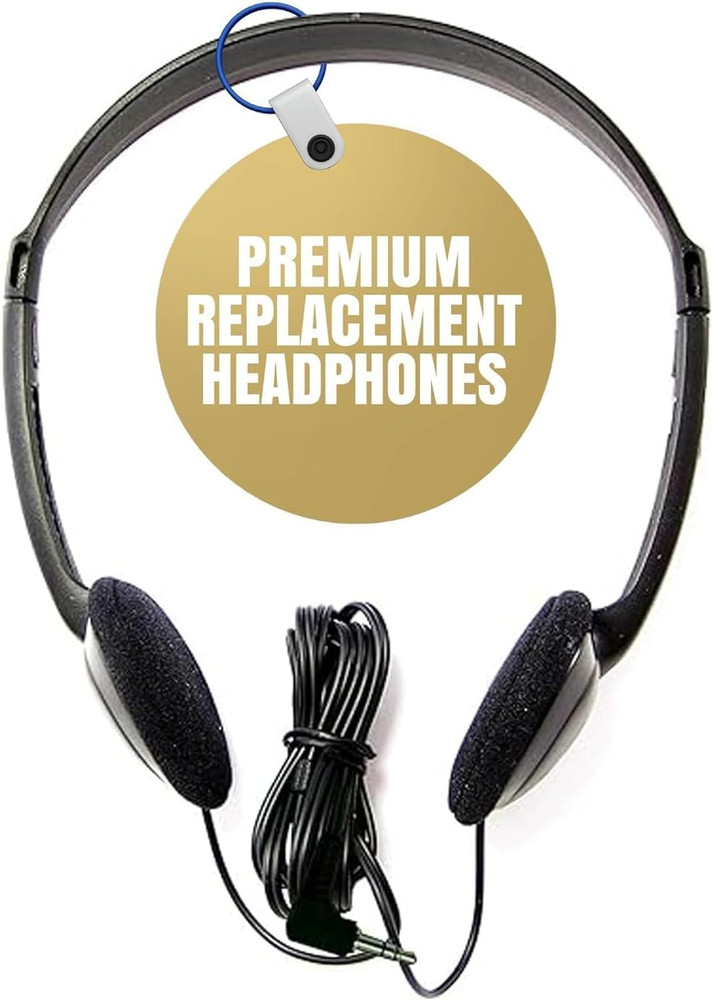 Replacement Headphones – Hearing Amplifier, Lightweight & Portable