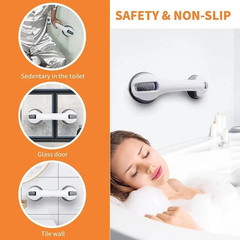 2Pack Shower Grab Bar 12″ Showers Suction Bar Handle Bathroom Safety Grip Handle