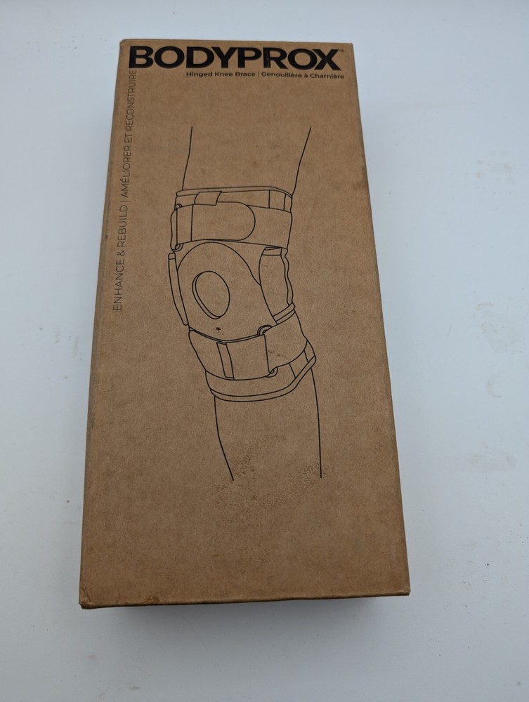 Bodyprox Hinged Knee Brace for Injuries Size Large With Box