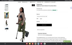 ERGO ACTIVE DUAL 2 CRUTCHES