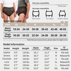 2 Pack Waterproof Incontinence Pants for Adults, Reusable Diaper Covers, Leak-Pr