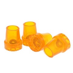 4pcs Anti-skid Stable Shock Absorb End Crutch Cane 2mm