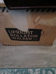 MT-8151 ELENKER® Upright Walker, Stand Up Rollator Walker with Padded Seat NIB