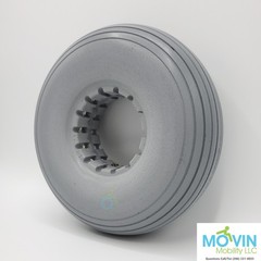 8″ Solid Caster Wheel Tire for Permobil F3 F5 Power Wheelchair (Gray 210-65)