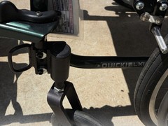 Quickie LXI Transit Folding Wheelchair In Mint Condition 18×17 Inches