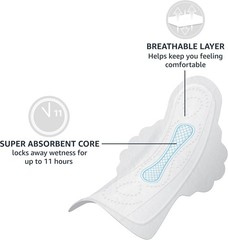 Extra Heavy Absorbency Ultra Thin Pads, Size 5 – Unscented & Discreet 24 Count