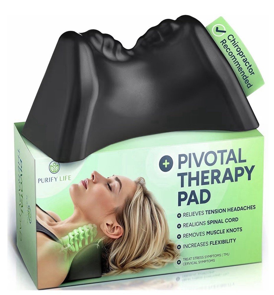 Purify Life Occipital Release Tool TMJ Relief Device Cervical Traction Pillow