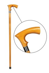 Dr. Watson – Handcrafted Wooden Walking Stick, Walking Cane with Duke Handle