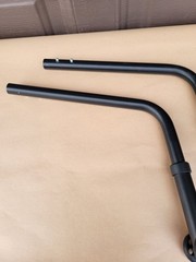 Quickie Wheelchair ANTI TIP TIPPERS WHEELS Wheelie Bars Parts Used Qxi 2 Nitrum