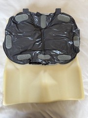 13″ JAY Easy Wheelchair Seat Cushion Black Removable Cover Foam Plastic
