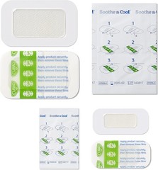 Soothe & Cool Burn Bandages, Instant Cooling, Assorted Sizes, 8 Count