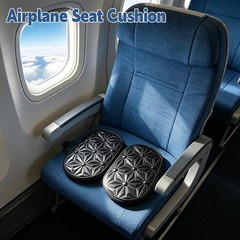 Comfort On-The-Go: Foldable Gel & Memory Foam Seat Cushion – 9.45″ Travel Size