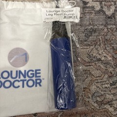 The Lounge Doctor – Inflatable Leg Rest Size Large Cappuccino With Pump NEW