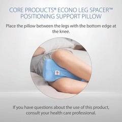 Core Products Econo Leg Spacer Helps Ease Strain on Back Hip Knee- w/Blue Cover