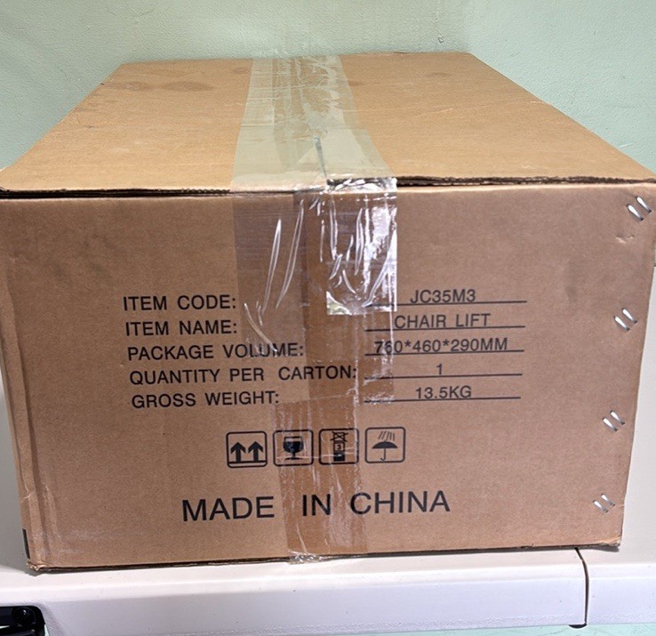 Maidesite JC35M3 Electric Floor & Bath Chair Lift 300 lb. Capacity New Open Box