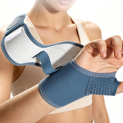 Wrist Brace with Soft-Touch Fabric, Breathable Compression Wrist Support for Dai