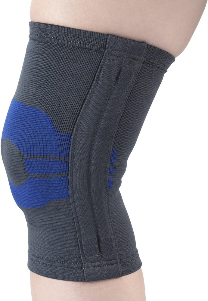 OTC Knee Support Compression Gel Insert Flexible Side Stays (Multicolor) Small