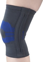 OTC Knee Support Compression Gel Insert Flexible Side Stays (Multicolor) Small