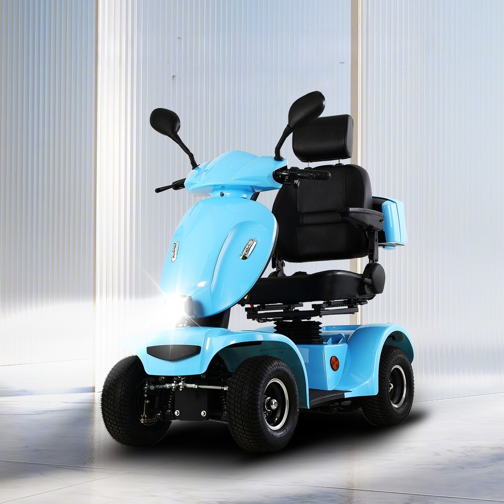 1000W 4 Wheels Mobility Scooters 500lbs Capacity 48V/20A 33 Miles Seniors Adults