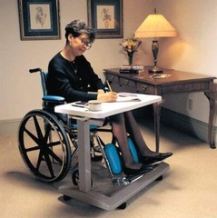Medical Table Overbed Adjustable Bedside Hospital Rolling Tables With Wheels New