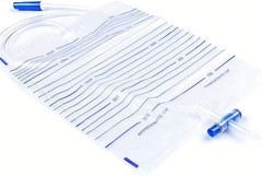 10 Pack 2000ML Urinary Drainage Bags Anti-Reflux Valve Easy Drain Medical Aid