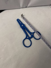 Unbranded blue plastic Day Spring Clamp medical