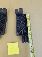PAIR Quickie Motor Mounts Hanger Brackets for QM-710 715 720 Used Parts Plate
