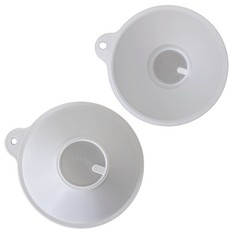 Calculi Strainer [2-Pack] – Durable Plastic Funnel with Fine Mesh Screen for …