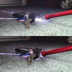 Flexible Claw Grabber Pickup Tool with Magnetic Bright LED Light,24.4In Long Mag