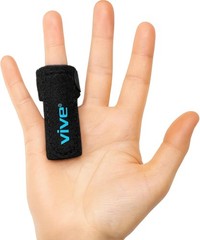 Trigger Finger Splint, Black, Adjustable, Aluminum Brace, Neoprene, 1 Pack