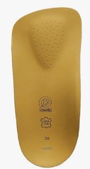 *Left* Emsold Thin Orthotic Metatarsal Pad Deep Heel Semi-Rigid Arch Support