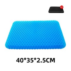 Gel Seat Cushion Set for Long Sitting Double Thick Office Desk Home Wheelchair