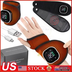 Cordless Hand Wrist Massager Pain Relief with 5 Heating Levels 3 Vibration Modes