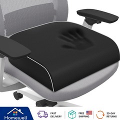 Versatile Memory Foam Chair Pad – Non-Slip Cushion for Comfort Anywhere, Black