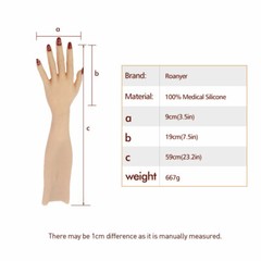 KnowU 4 Color Silicone Female Gloves Realistic To Cover The Scar Crossdresser