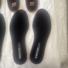 4 Pair -Shoe Inserts for Mens Memory Foam Men: Eu 45w/Us 12w, Black (4 Pairs)