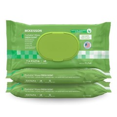 Flushable Adult Wet Wipes – 576 Wipes Aloe & Vitamin E, Plant-Based, Scented