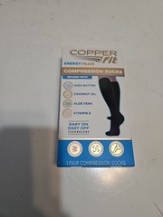 COPPER FIT Energy Plus Compression Socks Unisex L/XL 1 Pair