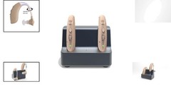 Rechargeable Hearing Aid for Seniors – 2-Pack with Noise Cancellation & Comfort