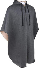 Warm Hooded Wheelchair Cape Poncho – Winter Fleece Shawl for Adults & Elderly