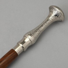 Brass Knob Walking Stick Beautiful Design/Women/Old People 39″ Natural Wood Cane