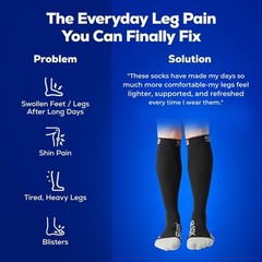 SB SOX Lite Compression Socks for Men & Women (15-20mmHg) – Best Compression …
