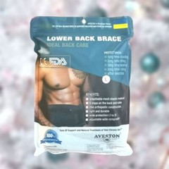 AVESTON Back Brace Lower Back Pain Relief Lumbar Support Belt Rigid Thin Light
