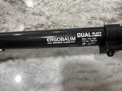 Ergonomic Underarm Crutches, Black Cobra Ergobaum Dual (5′ to 6’6“) EUC *READ*