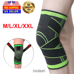 Knee Sleeve Compression Brace Support For Sport Joint Pain Arthritis Relief US