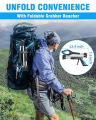 Kekoy 40 Inch Grabber Reacher Tool for Seniors 2 40 of 2 Pack, Blue